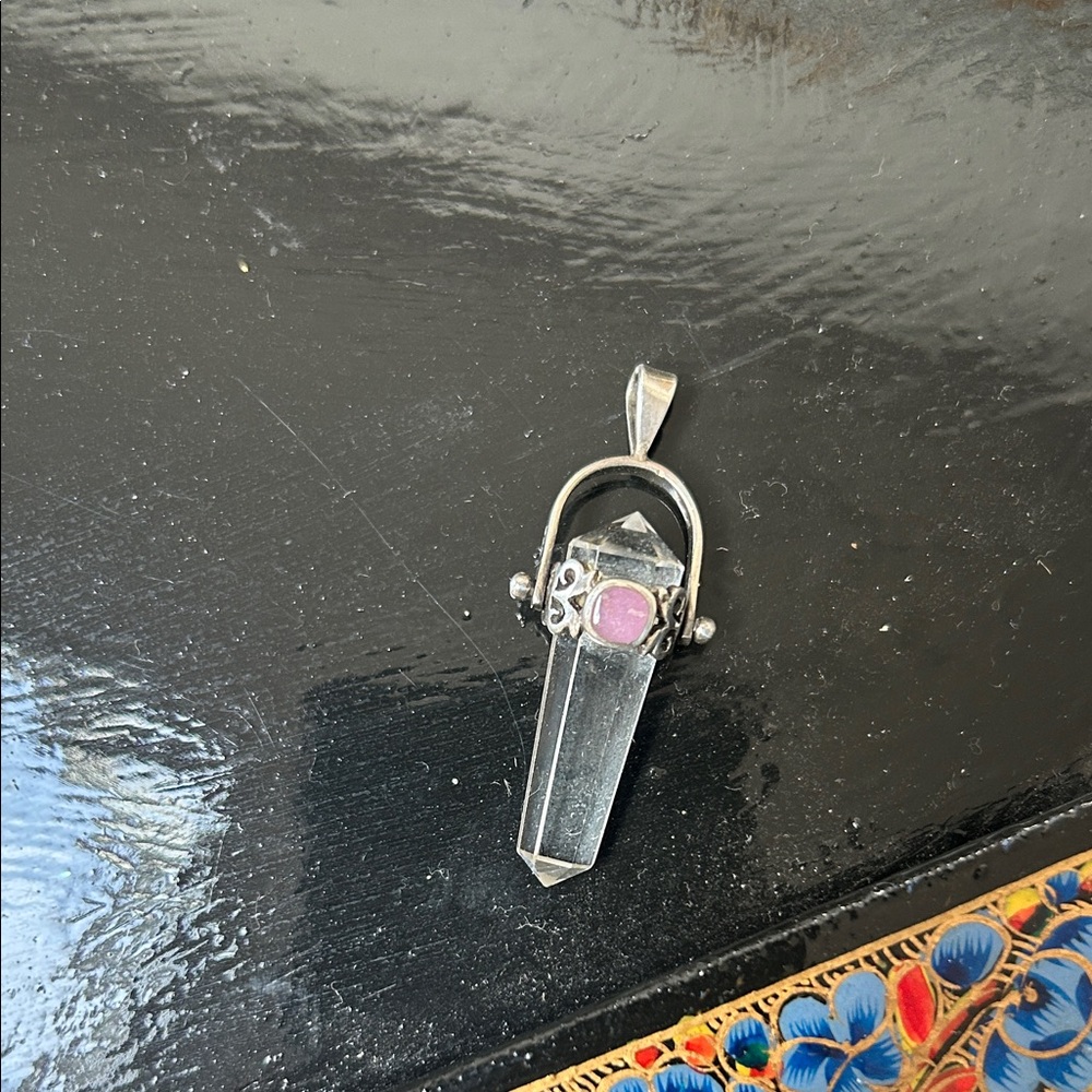 Crystal Point Crystal in Sterling Silver